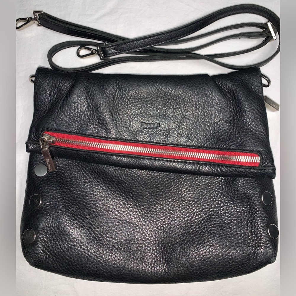 Hammitt purse black soft leather with riveting - Picture 14 of 15